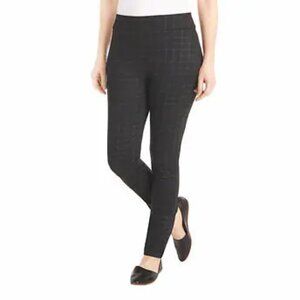 NEW Dalia Pull On Ponte Pants | Blue Plaid